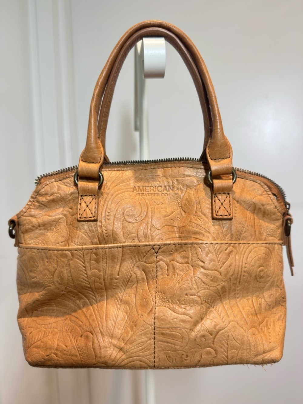 American Leather Co Mini Crossbody Bag Soft Genuine Leather